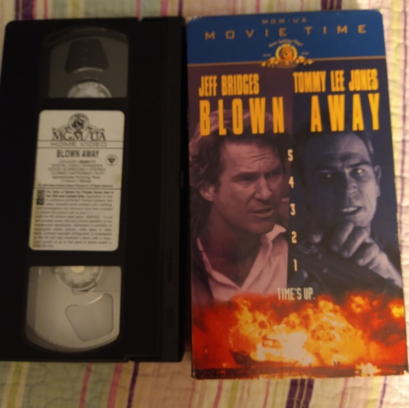 6/$15 Blown Away 1994 Action/Thriller VHR tape - Picture 2 of 4